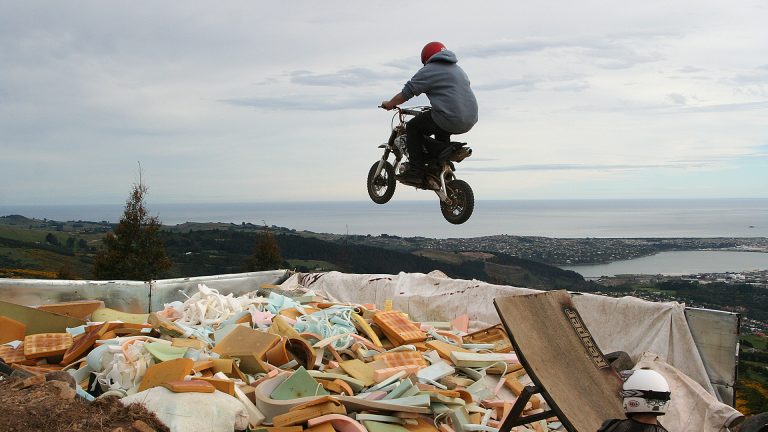 Pit bike racing and FMX