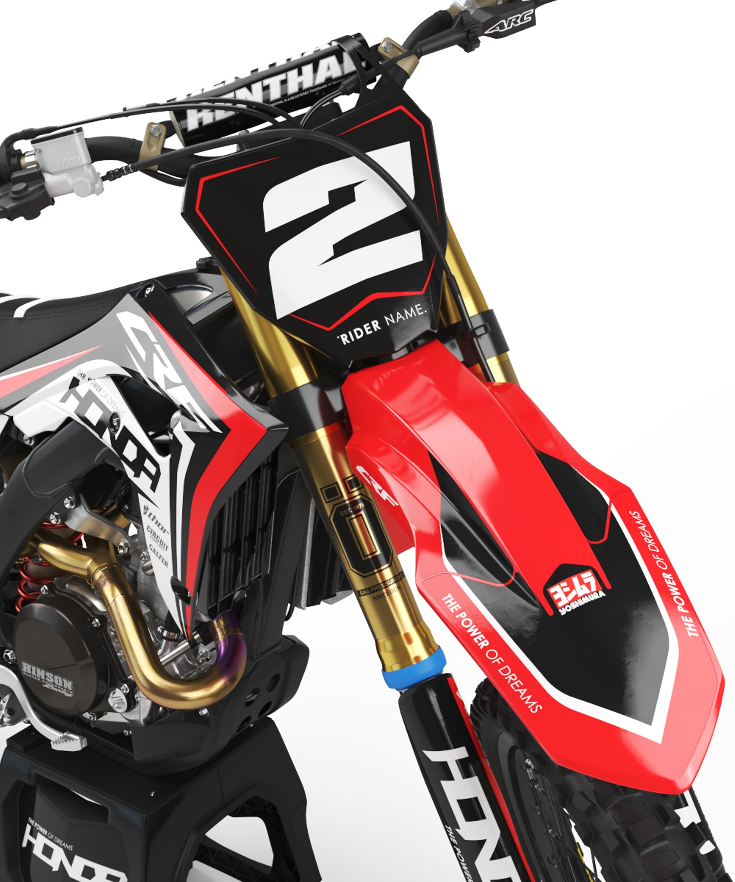CRF Lightning - Honda Graphics Kit