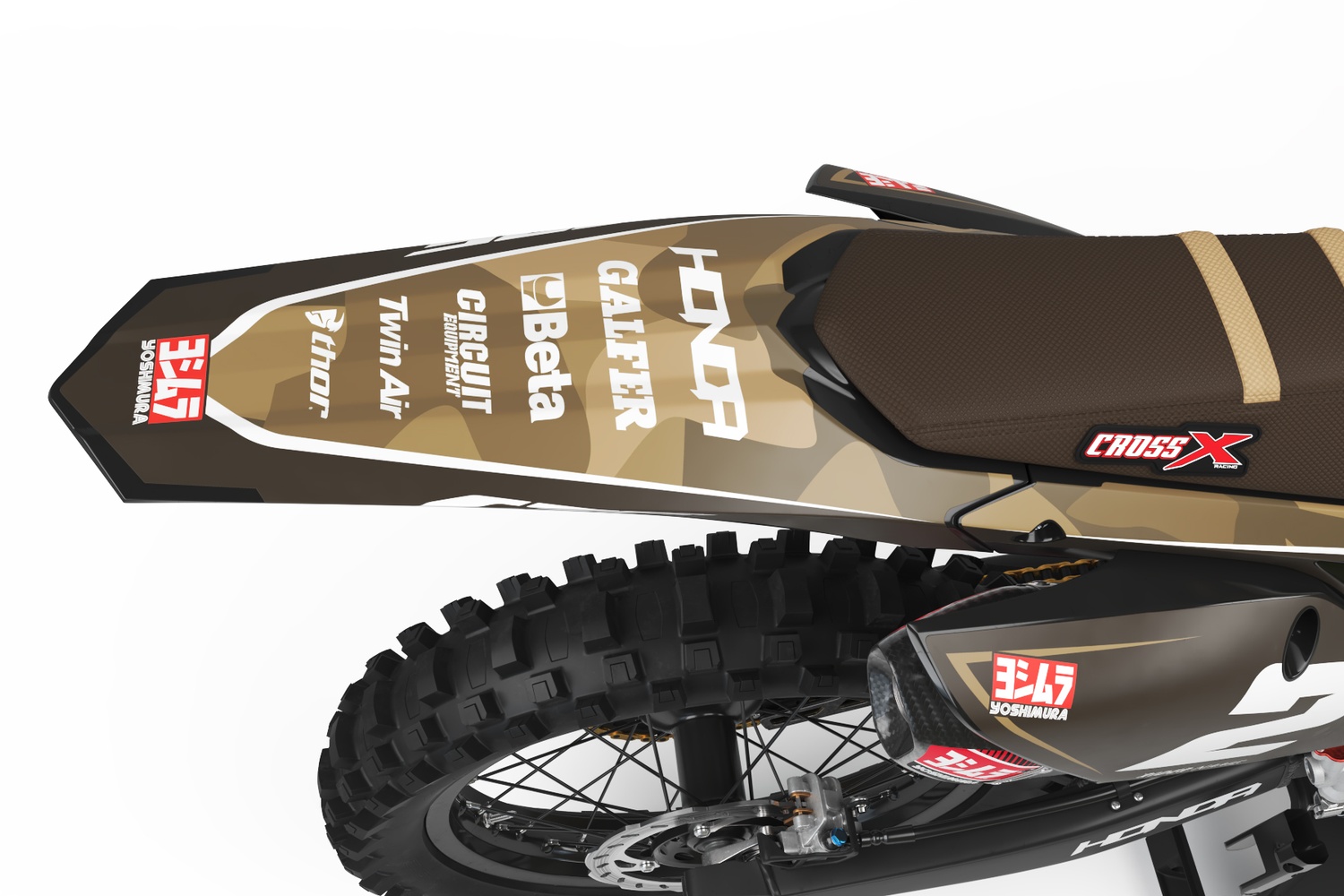 CRF Lightning - Camo - Honda Graphics Kit