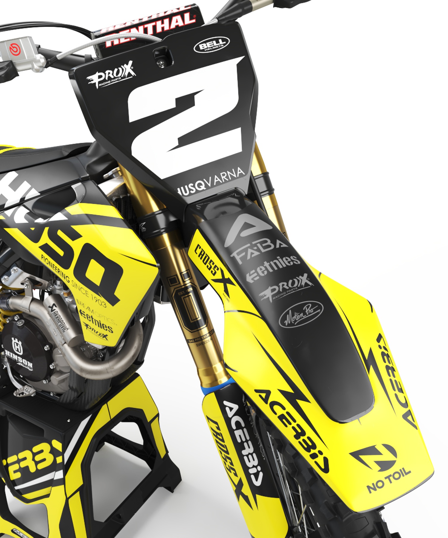 husky_Bass_2 Base - Husqvarna Graphics Kit