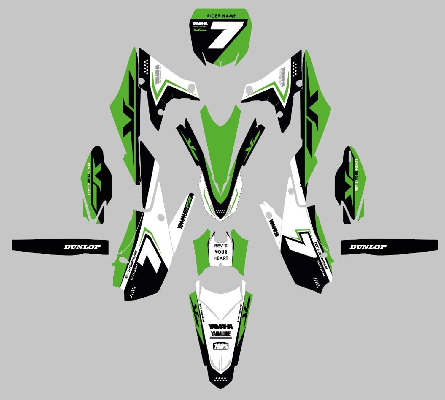 katana Katana - Yamaha Graphics Kit