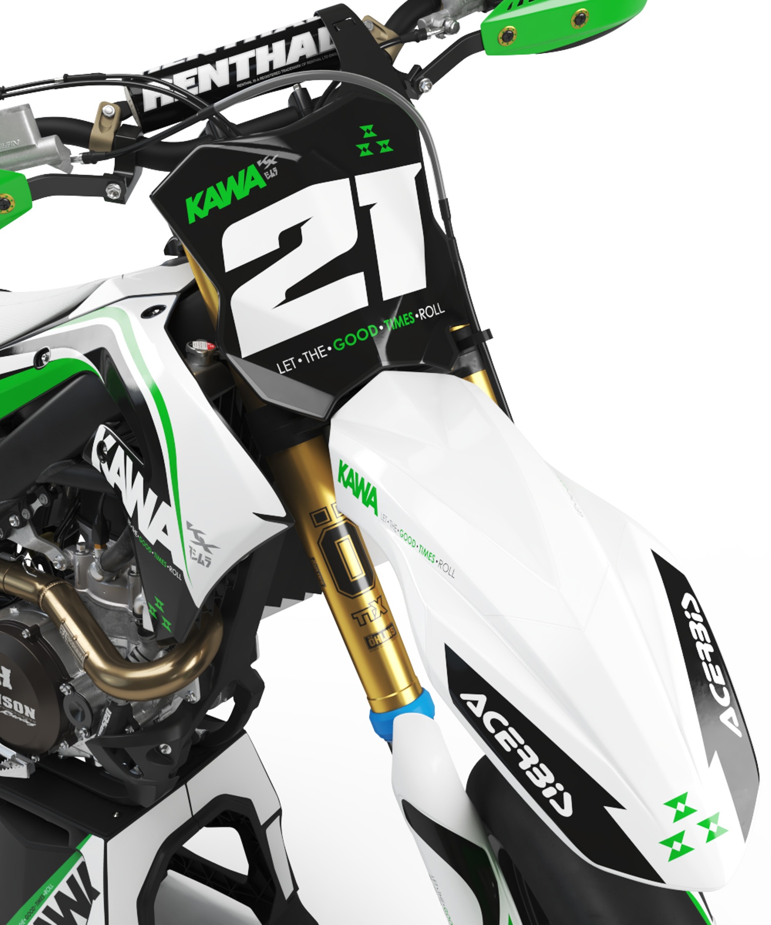 kx_Combo_2 Flo - Kawasaki Graphics Kit