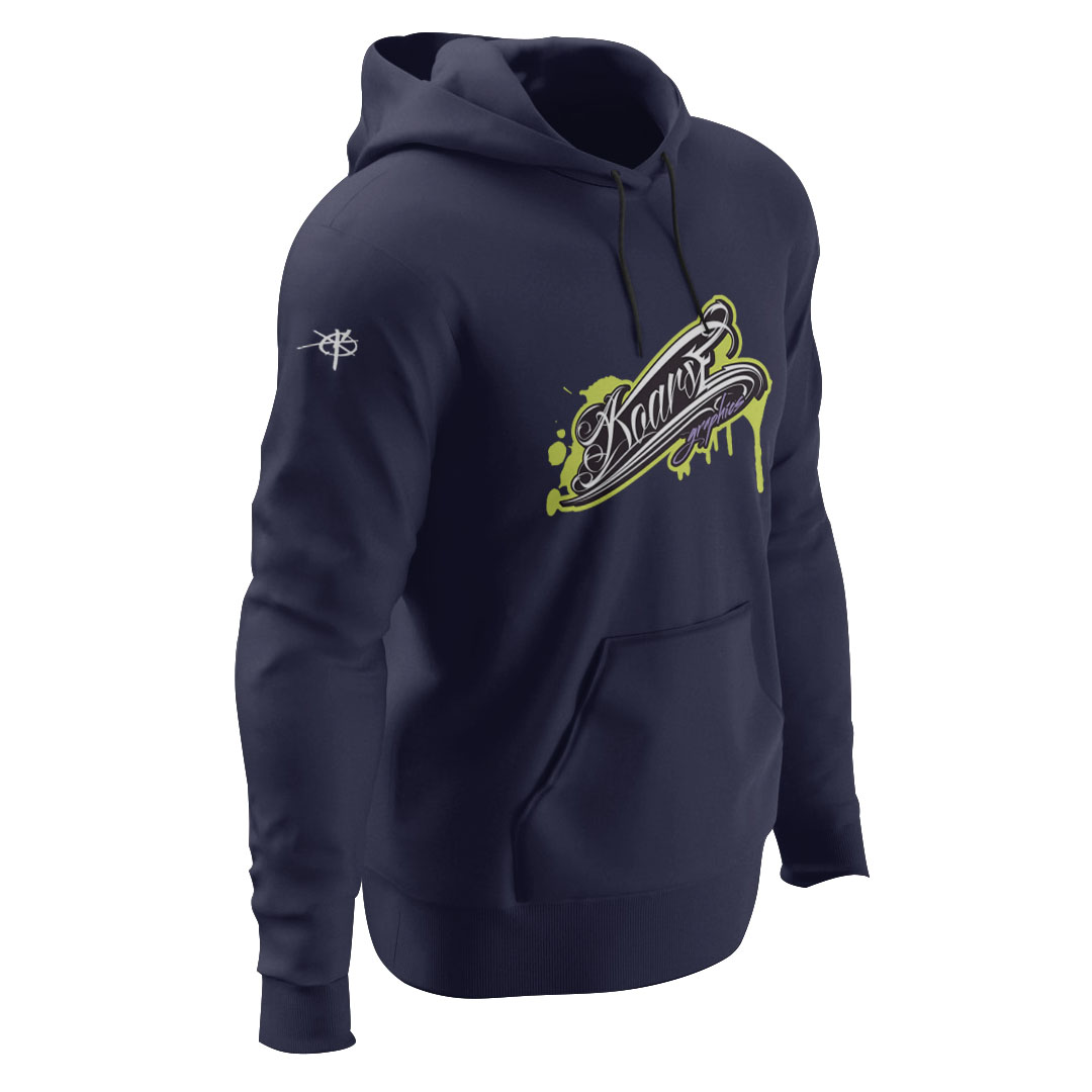 KG Drip lime navy side KG Drip lime navy side