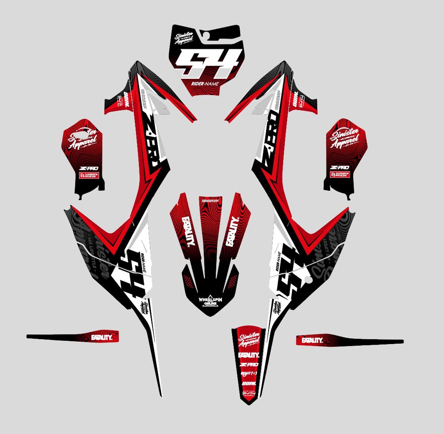 Orion MC65 - GasGas Graphics Kit