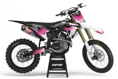 Koarse Full set custom motocross graphics- Honda - Matrix Pink