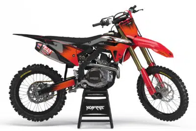 Koarse Full set custom motocross graphics- Honda - Matrix Orange