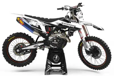 Koarse Full set custom motocross graphics- KTM - Zephyr white