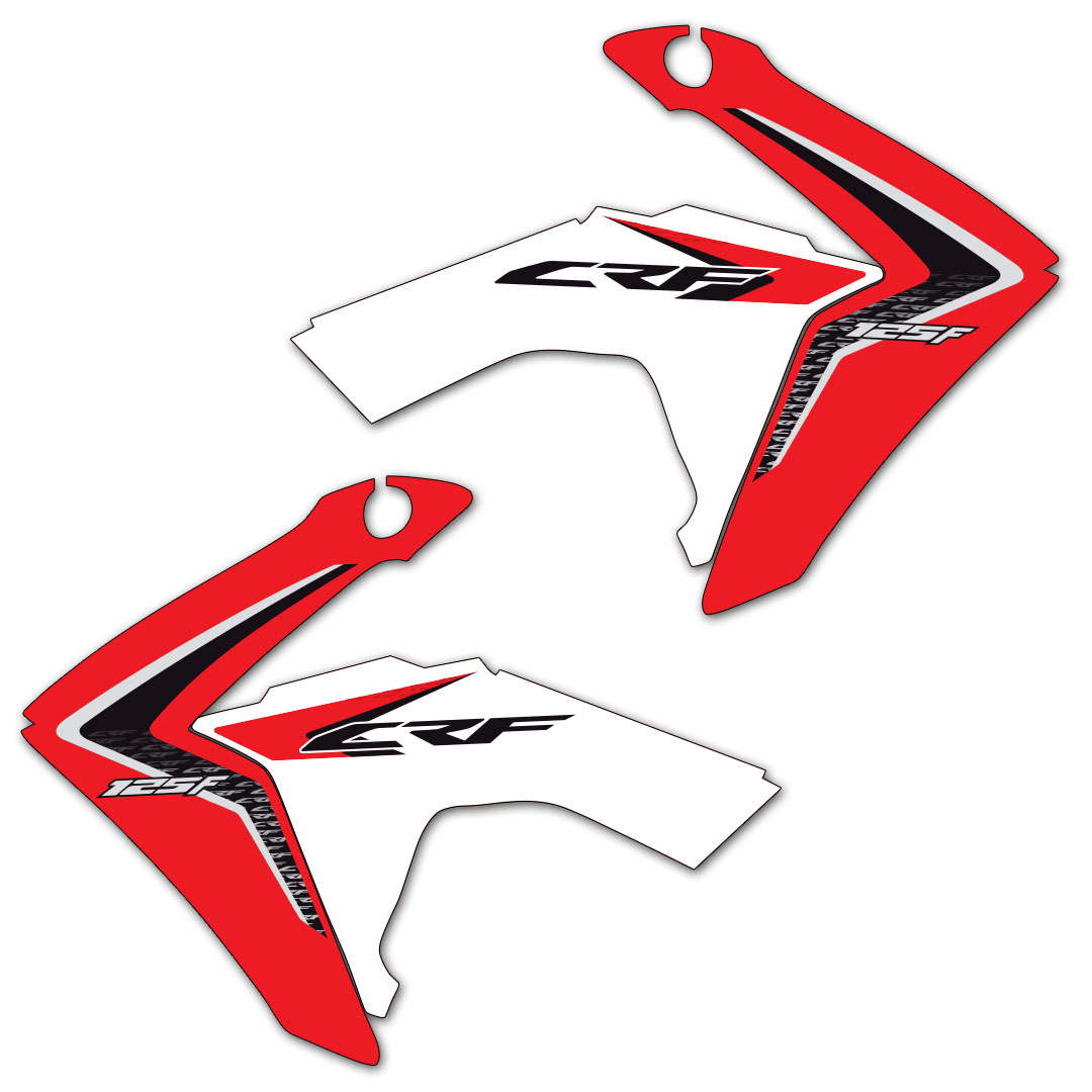 honda crf125f oem rads 2014 - 2018