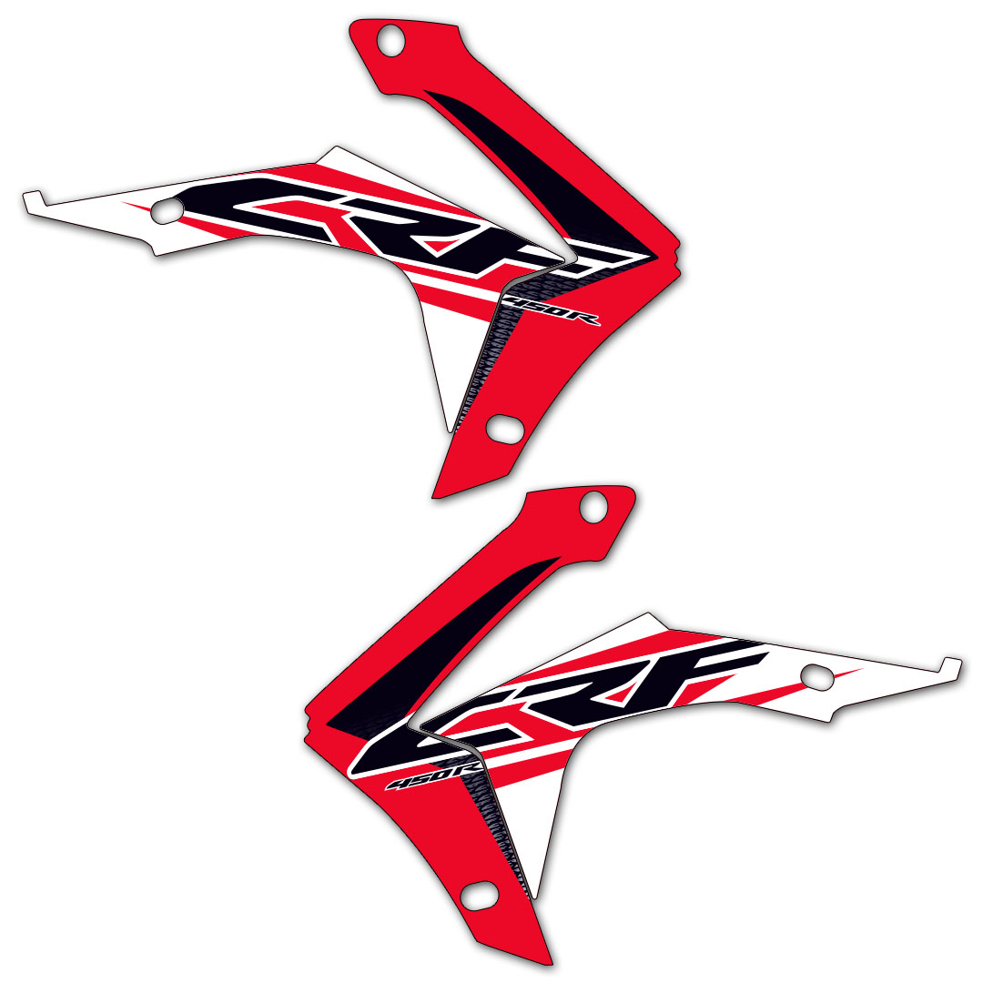 honda crf450r oem rads 2016