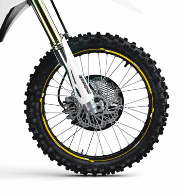Rim Decal Graphics for motorcycles - Halo - Yellow