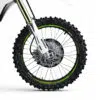 Rim Decal Graphics for motorcycles - Propeller - Green