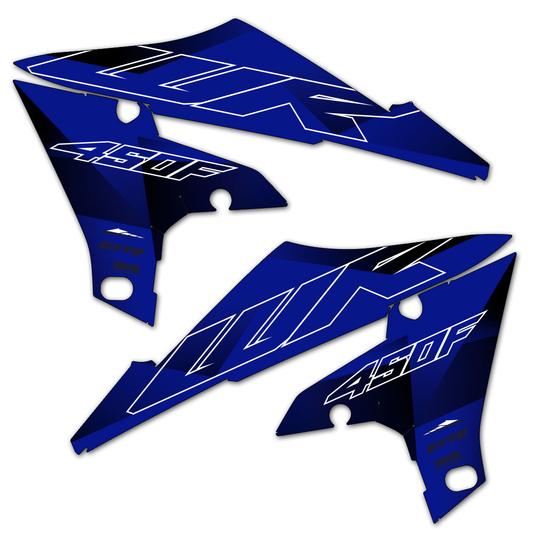 2022 Yamaha WR450 OEM Replica Radiator Decal Graphics