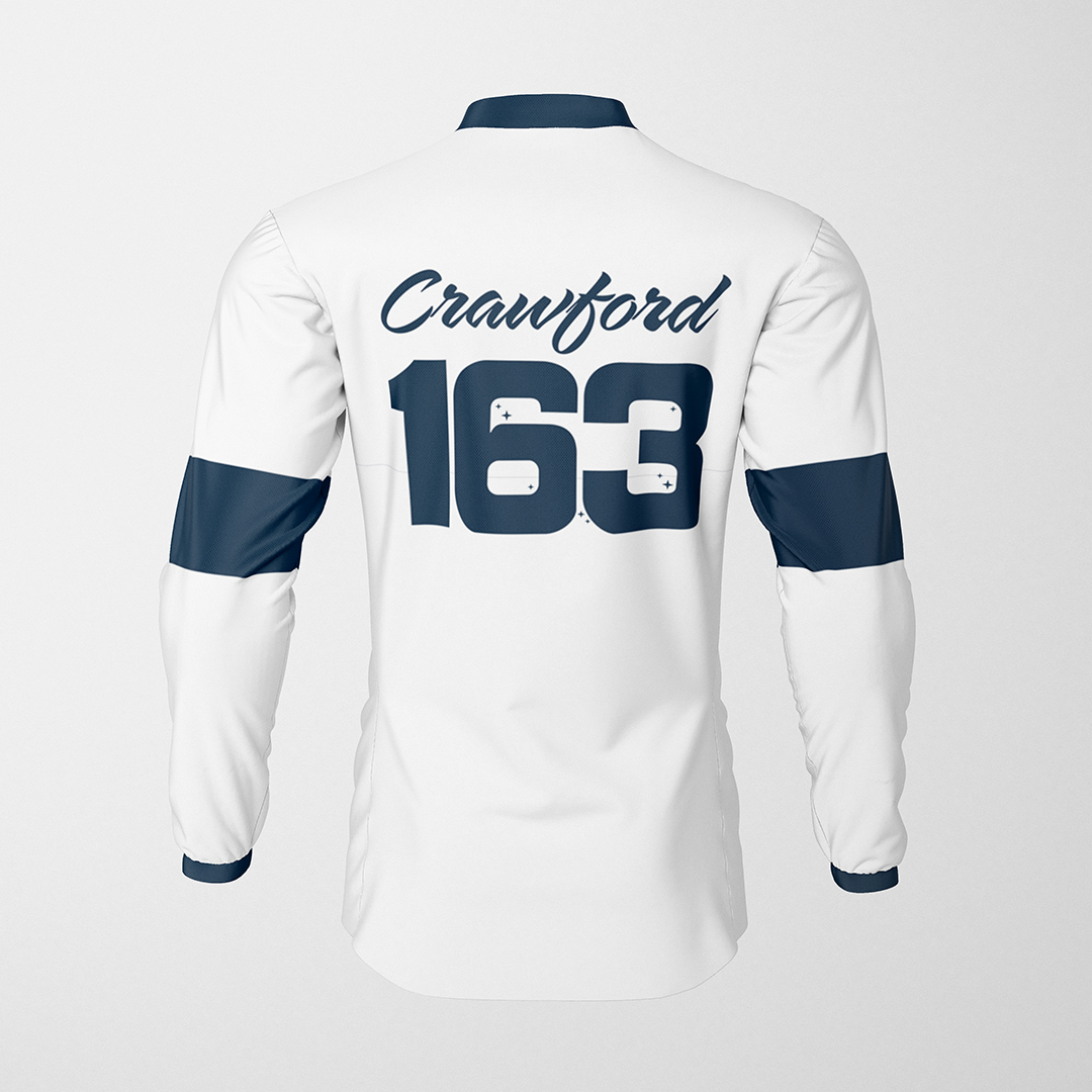 MX Top design- Crawford MX Top numbers and text design- Crawford