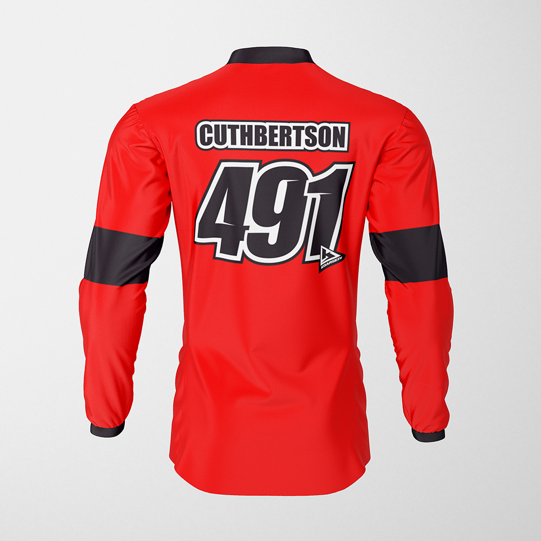 MX Top design- Cuthbertson MX Top numbers and text design- Cuthbertson