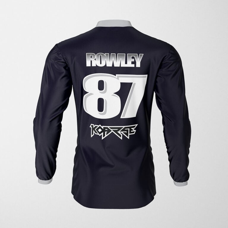 MX Top numbers and text design- Rowley