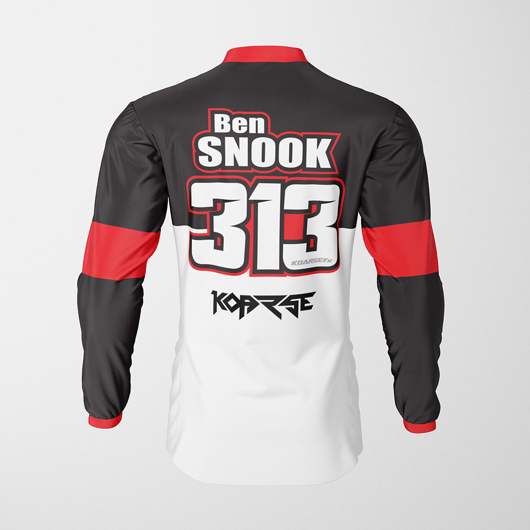 MX Top design- Snook MX Top numbers and text design- Snook