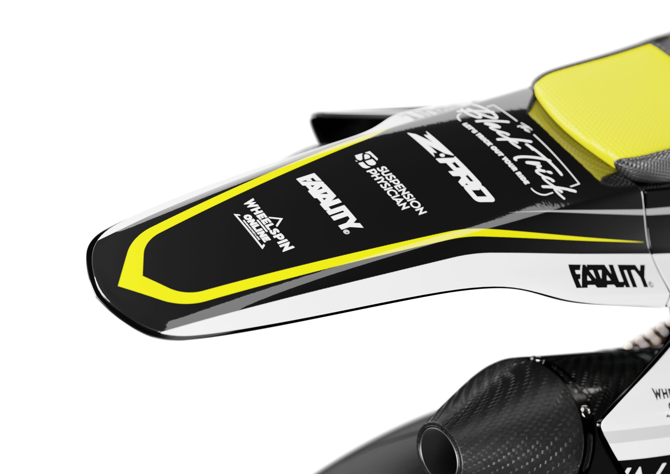 mamba tm 2 Mamba is a Full Custom Bike Graphics kit that is available on the Koarse website which can be modified to fit all bike make and model. Image of Rear Mudguard