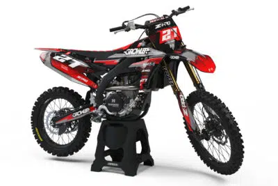 Seventh Circle is a Full Custom Bike Graphics kit that is available on the Koarse website which can be modified to fit all bike make and model.
