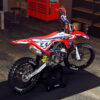 honda charged promo 2 Charged Honda is a Full Custom Bike Graphics kit that is available on the Koarse website which can be modified to fit all bike make and model. Promo Image.