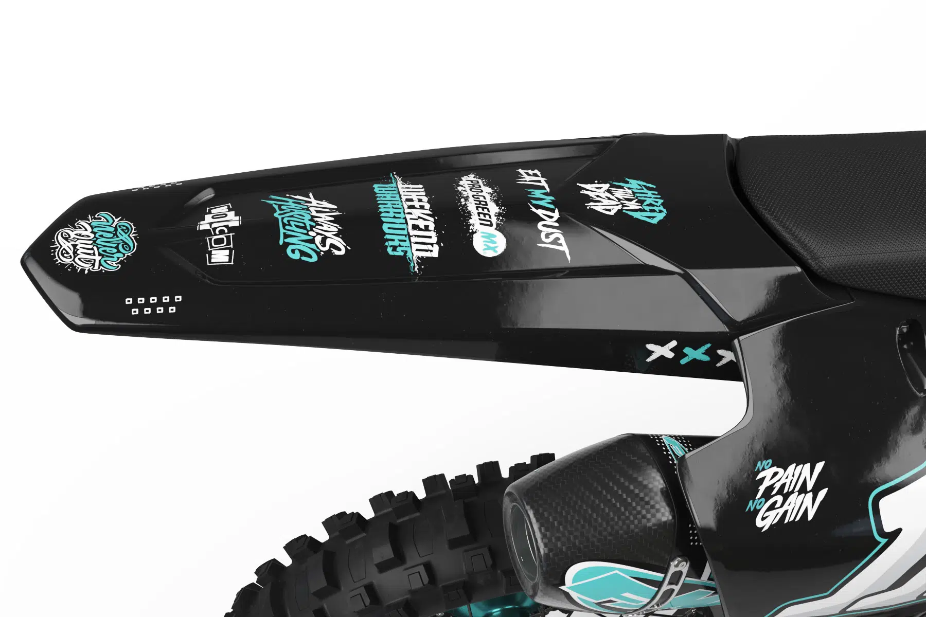 Dublin - Yamaha Graphics Kit - teal