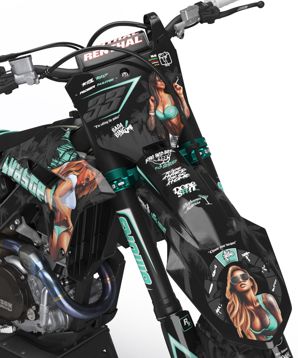 LosSantos-honda-front LosSantos - Honda Graphics Kit