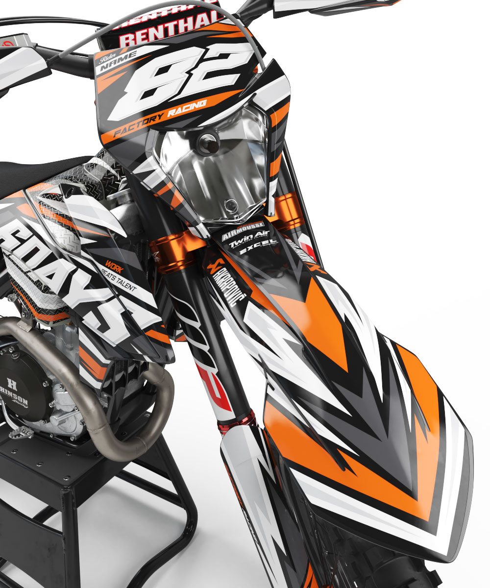 Lyon-KTM-front Lyon - KTM Graphics Kit