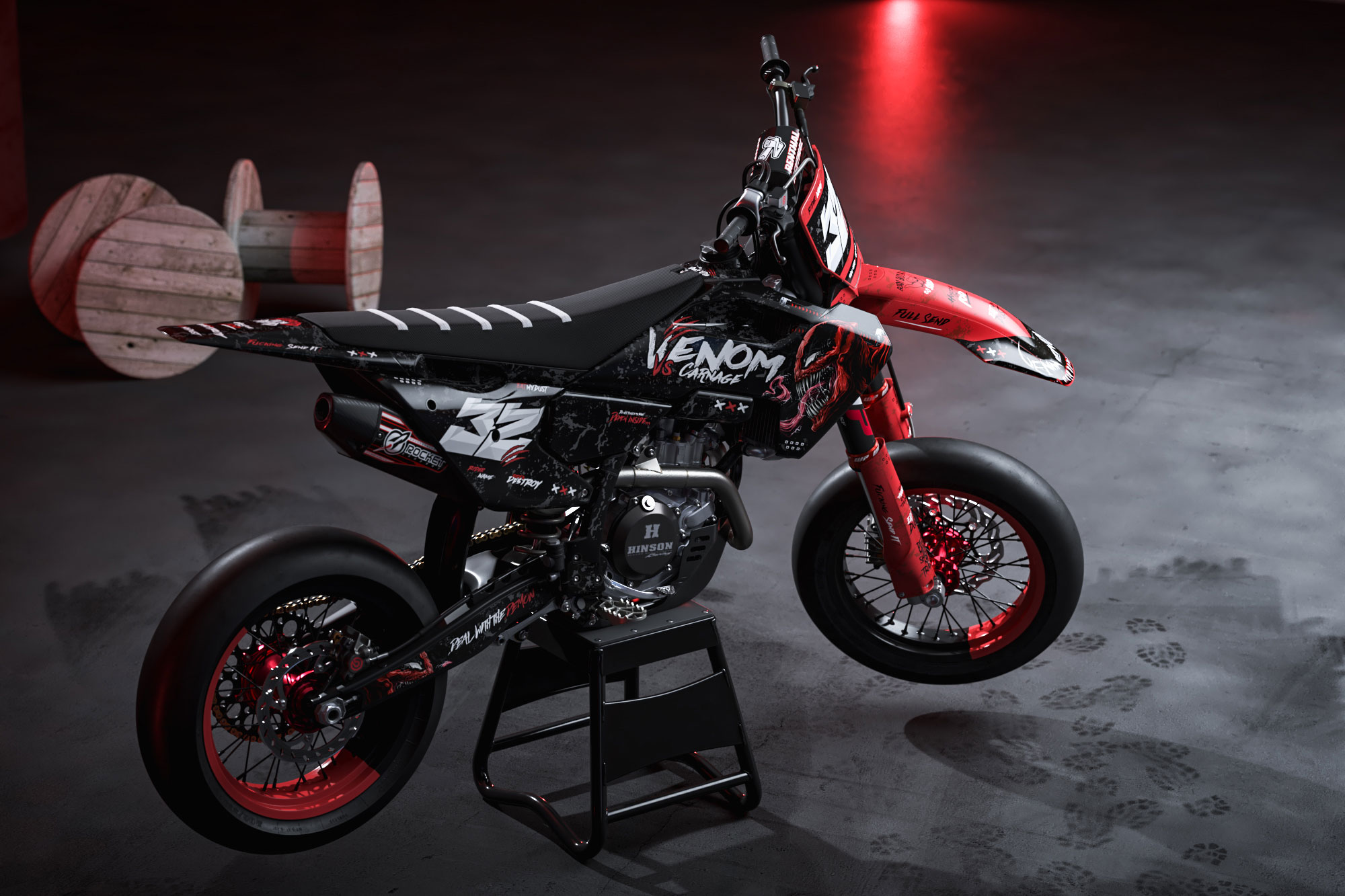 VenomCity-husky-promo-motard1 VenomCity - Husky Graphics Kit