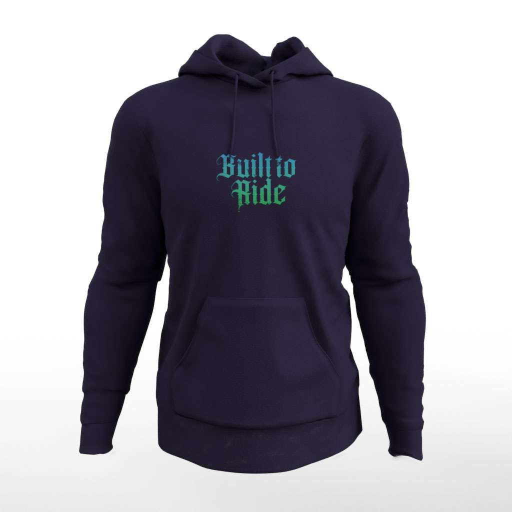 Built to Ride Green Navy Front