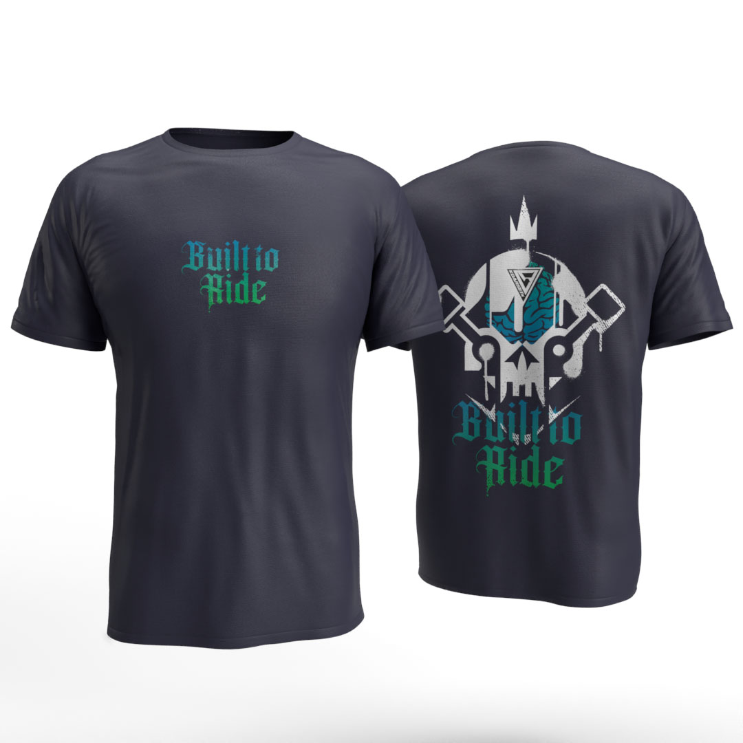 Built to Ride 02 Navy-Front and Back Built to Ride 02 Navy Front and Back