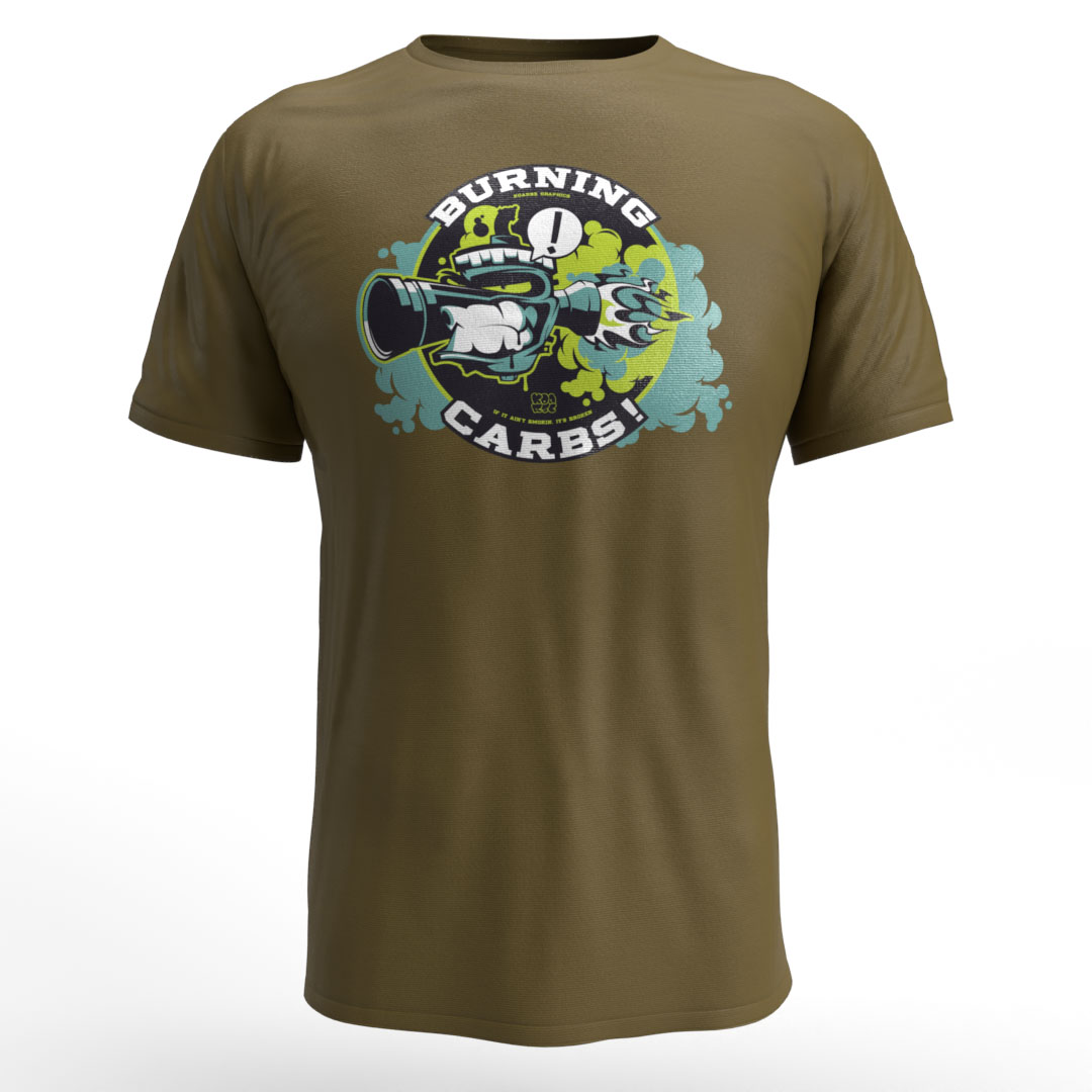 Burning Carbs G Khaki-Front Burning Carbs G Khaki Front
