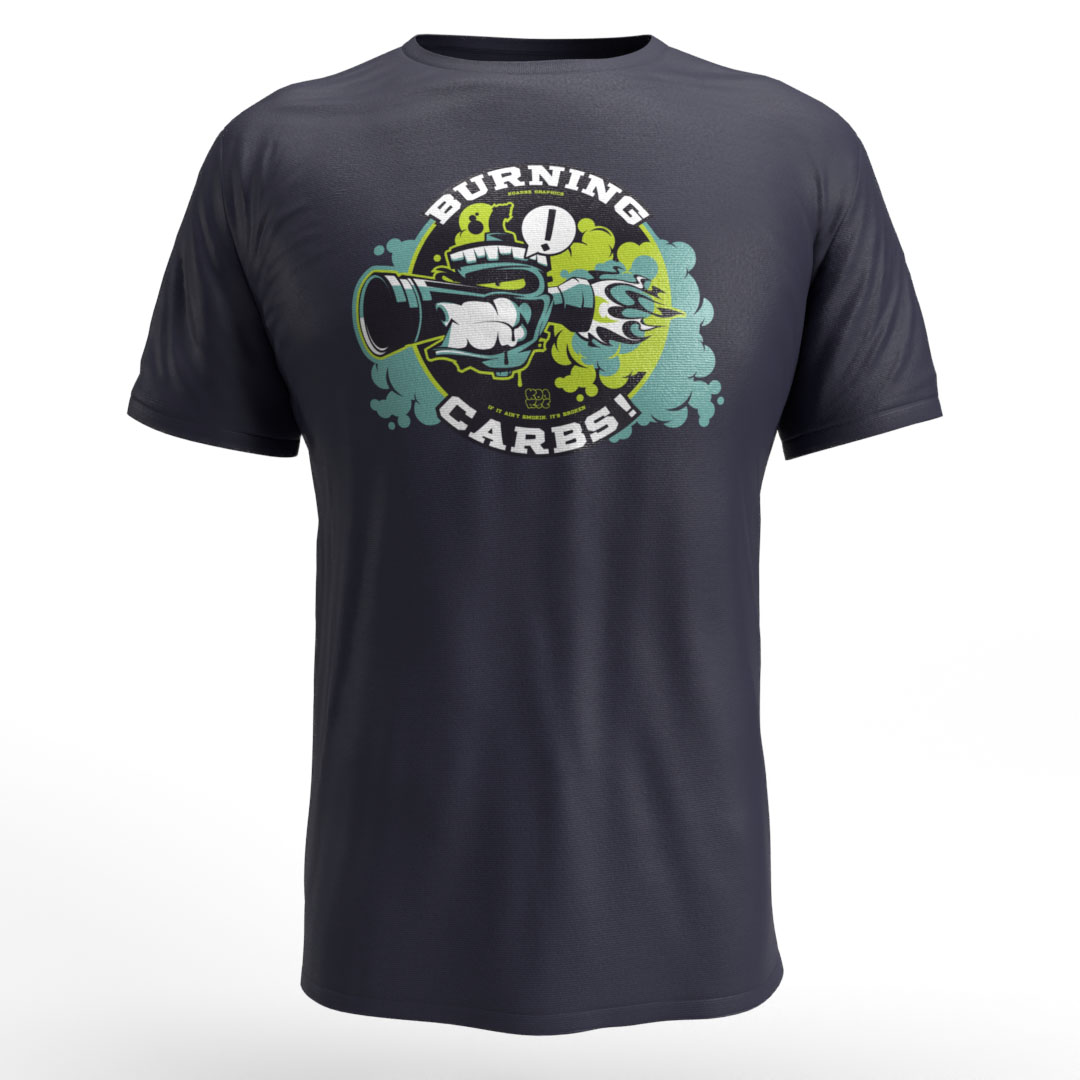 Burning Carbs G Navy-Front Burning Carbs G Navy Front