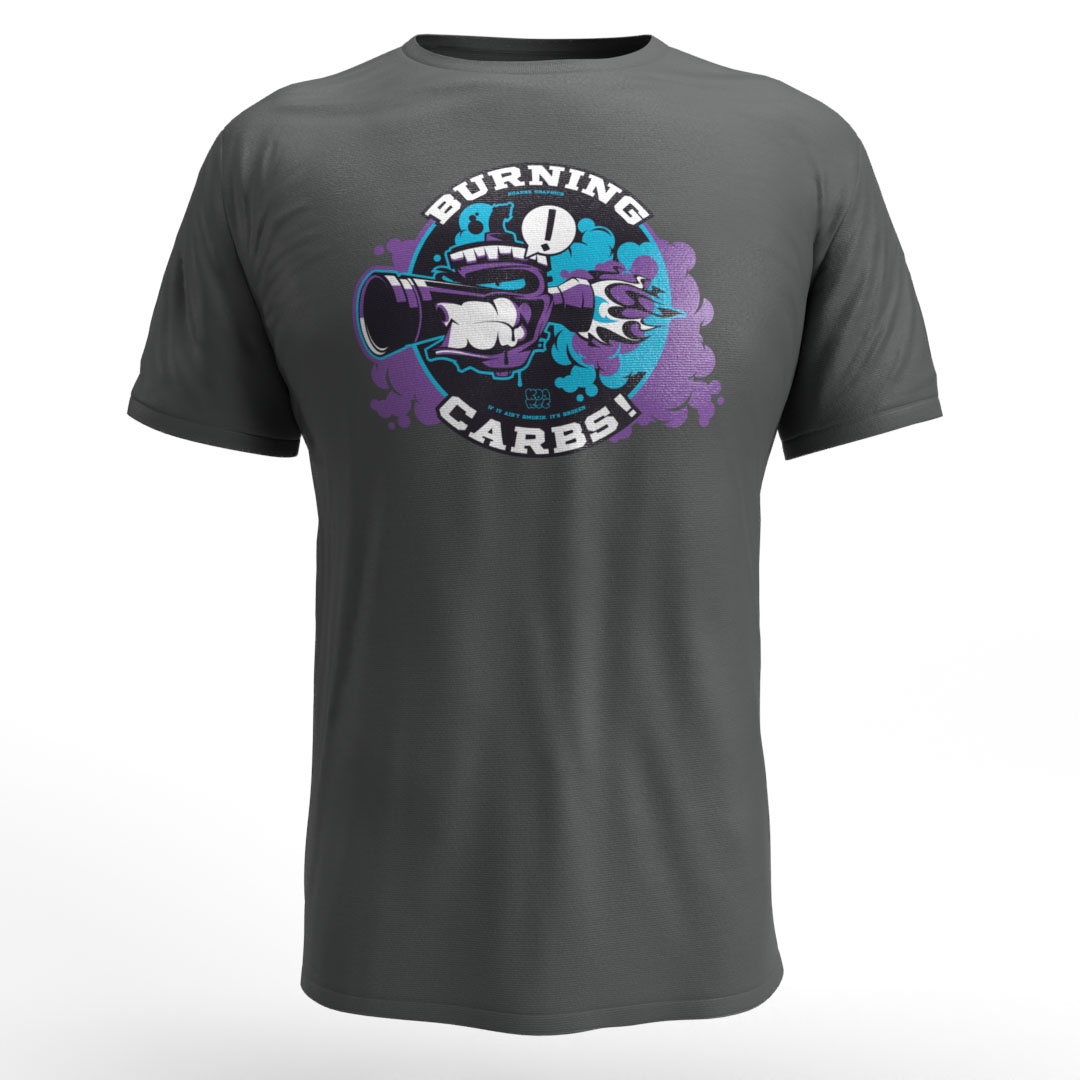 Burning Carbs P Dark Gray-Front Burning Carbs P Dark Gray Front