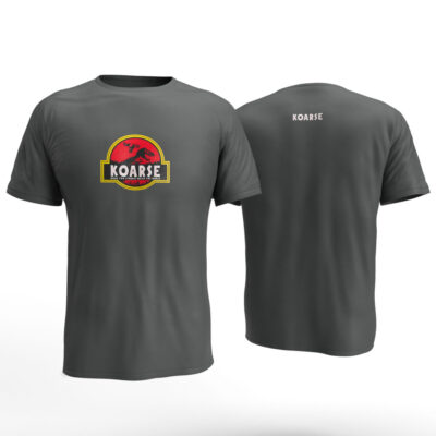 Jurassic 2 Stroke Dark Gray Front and Back