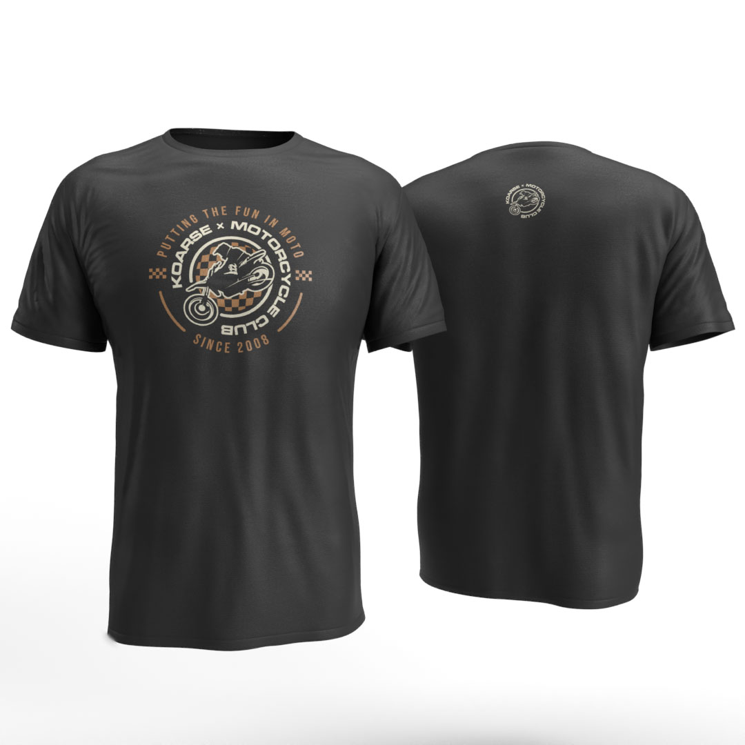Koarse MC Black Front and Back
