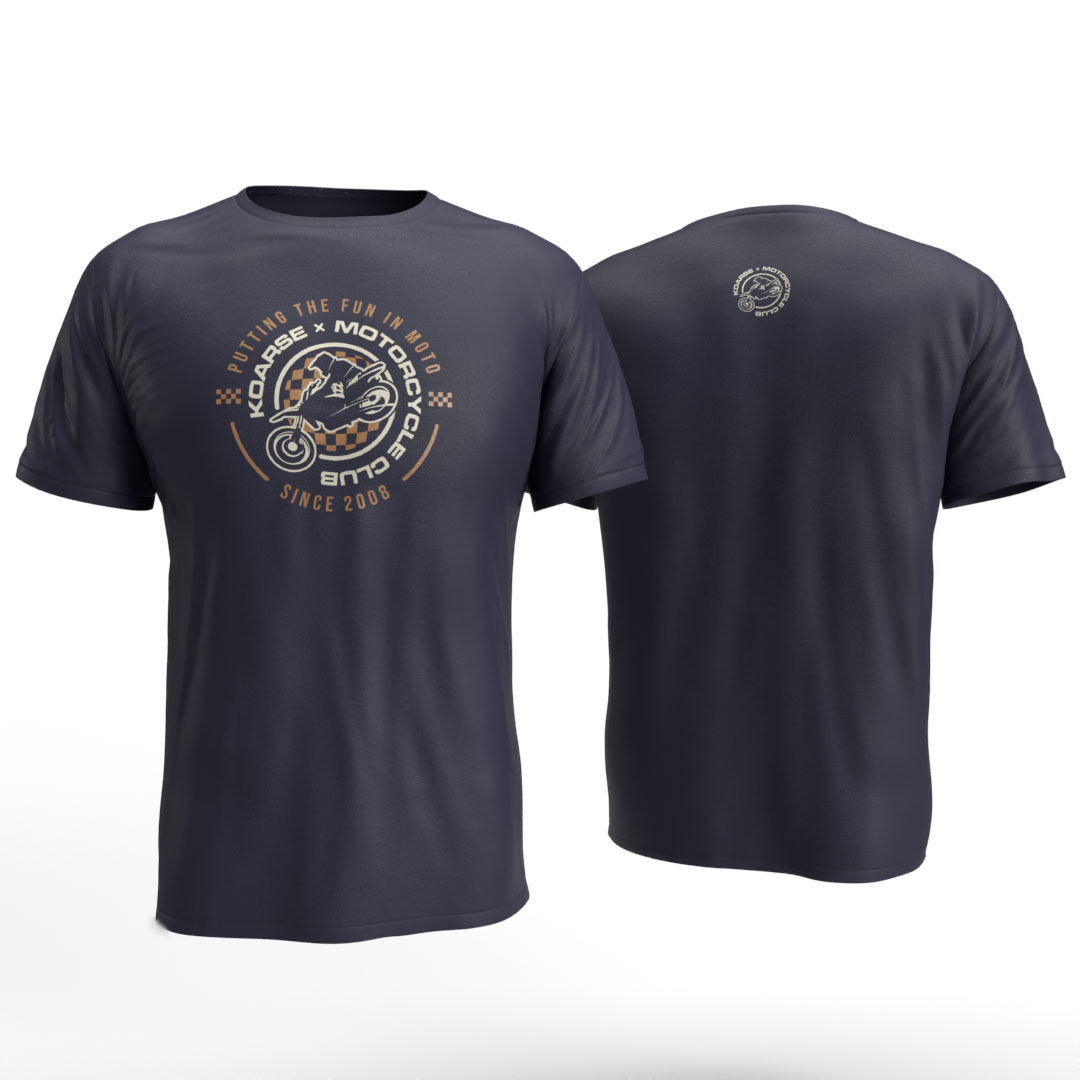 Koarse MC Navy Front and Back