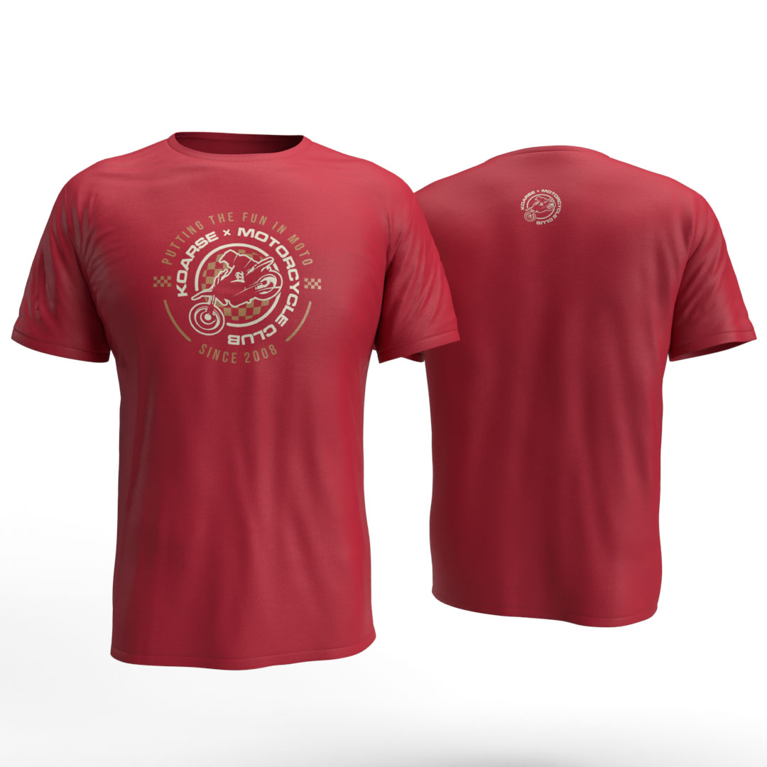 Koarse MC Red Front and Back