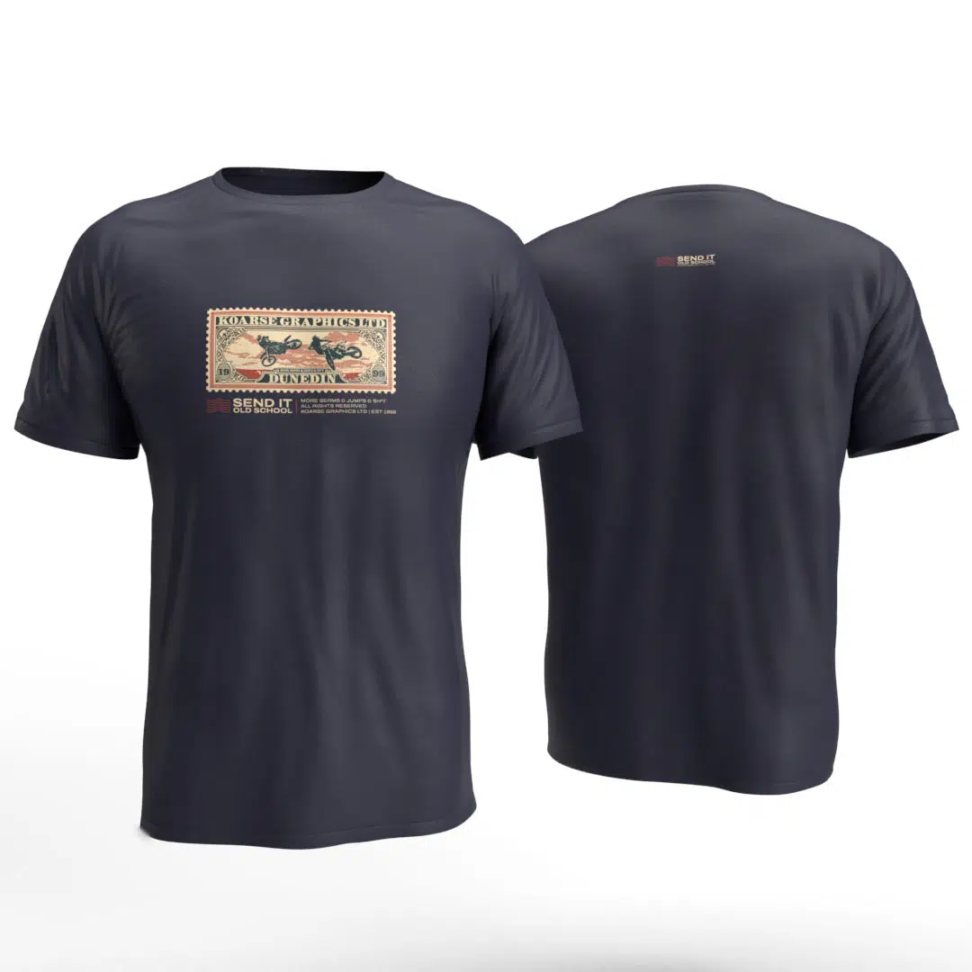 Send It Navy Front and Back